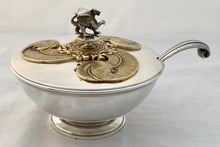 Investiture of Charles, Prince of Wales, Silver Bowl & Sifter Ladle. London 1968 Asprey & Co. Ltd. 17.4 troy ounces.