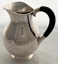 Danish Silver Jug, Assay Mark of Johannes Siggaard 1943. 6 troy ounces.