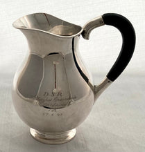 Danish Silver Jug, Assay Mark of Johannes Siggaard 1943. 6 troy ounces.