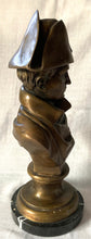 Large Bronzed Metalware Bust of Napoleon Bonaparte. After J V Chemin.