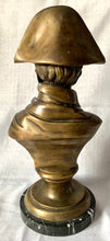 Large Bronzed Metalware Bust of Napoleon Bonaparte. After J V Chemin.