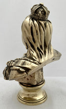 Commemorative Brass Bust of Queen Victoria.
