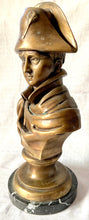 Large Bronzed Metalware Bust of Napoleon Bonaparte. After J V Chemin.