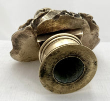 Commemorative Brass Bust of Queen Victoria.