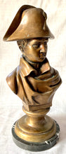 Large Bronzed Metalware Bust of Napoleon Bonaparte. After J V Chemin.