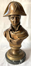 Large Bronzed Metalware Bust of Napoleon Bonaparte. After J V Chemin.