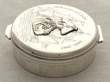 Horatio Nelson Bicentenary Silver Box. London 2005 Richard Jarvis of Pall Mall. 6.4 troy ounces.