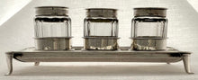 A George III Silver Inkstand of Cambridge University & British Museum Interest. London 1801 Godbehere, Wigan & Boult. 13.3 troy ounces.