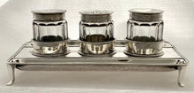 A George III Silver Inkstand of Cambridge University & British Museum Interest. London 1801 Godbehere, Wigan & Boult. 13.3 troy ounces.