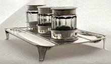 A George III Silver Inkstand of Cambridge University & British Museum Interest. London 1801 Godbehere, Wigan & Boult. 13.3 troy ounces.