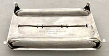 A George III Silver Inkstand of Cambridge University & British Museum Interest. London 1801 Godbehere, Wigan & Boult. 13.3 troy ounces.