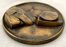 Napoleon Bonaparte Bicentenary Bronze Relief Medallion, 1769 - 1969.