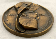 Napoleon Bonaparte Bicentenary Bronze Relief Medallion, 1769 - 1969.