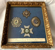 Vice Admiral Viscount Nelson's Chivalric Orders from the Trafalgar Coat.