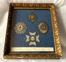 Vice Admiral Viscount Nelson's Chivalric Orders from the Trafalgar Coat.