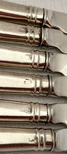Georgian, George III, Twelve Irish Silver Crested Tea Knives. Dublin 1810 Richard Sawyer.