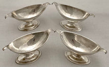 Georgian, George III, Four Scottish Silver Salts. Edinburgh, circa 1810 James McKay. 6.4 troy ounces.