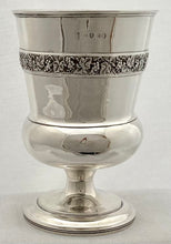 Georgian, George III, Silver Goblet. London 1817 Houhgam, Royes & Dix. 7.9 troy ounces.