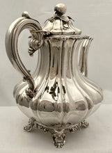 William IV Silver Coffee Pot. London 1831 The Barnards. 28.5 troy ounces.