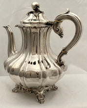William IV Silver Coffee Pot. London 1831 The Barnards. 28.5 troy ounces.