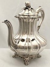 William IV Silver Coffee Pot. London 1831 The Barnards. 28.5 troy ounces.