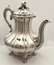 William IV Silver Coffee Pot. London 1831 The Barnards. 28.5 troy ounces.