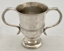 Georgian, George III, Silver Loving Cup. London 1768 John French. 9.5 troy ounces.