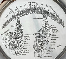 Battle of Trafalgar Bicentenary Silver Plate. London 2005, Richard Fox. 14 troy ounces.