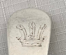 Georgian, George III, Six Silver Tablespoons. Newcastle 1802 John Langlands II. 12.5 troy ounces.