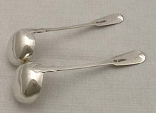 Georgian, George IV, Pair of Scottish Silver Cream Ladles. Edingburgh 1828, Adam Elder. 1.8 troy ounces.