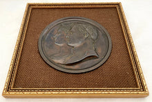 Napoleon Bonaparte & Marie Louise, Duchess of Parma, Bronze Relief Plaque.