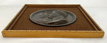 Napoleon Bonaparte & Marie Louise, Duchess of Parma, Bronze Relief Plaque.