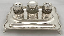 Georgian, George III, Silver Inkstand. London 1804 Robert Hennell I & Samuel Hennell. 17 troy ounces.