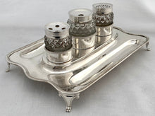Georgian, George III, Silver Inkstand. London 1804 Robert Hennell I & Samuel Hennell. 17 troy ounces.