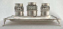Georgian, George III, Silver Inkstand. London 1804 Robert Hennell I & Samuel Hennell. 17 troy ounces.