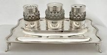 Georgian, George III, Silver Inkstand. London 1804 Robert Hennell I & Samuel Hennell. 17 troy ounces.