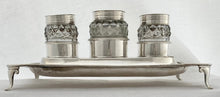 Georgian, George III, Silver Inkstand. London 1804 Robert Hennell I & Samuel Hennell. 17 troy ounces.