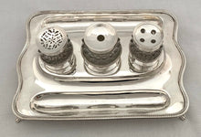 Georgian, George III, Silver Inkstand. London 1804 Robert Hennell I & Samuel Hennell. 17 troy ounces.