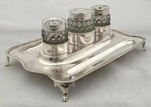 Georgian, George III, Silver Inkstand. London 1804 Robert Hennell I & Samuel Hennell. 17 troy ounces.