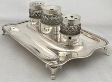 Georgian, George III, Silver Inkstand. London 1804 Robert Hennell I & Samuel Hennell. 17 troy ounces.
