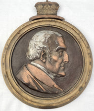 19th Century Duke of Wellington Commemorative Cast Iron Relief Plaque.