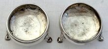 Georgian, George III, Pair of Silver Salts. London 1774. 2.1 troy ounces.