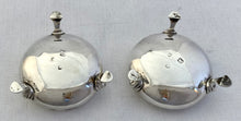 Georgian, George III, Pair of Silver Salts. London 1774. 2.1 troy ounces.