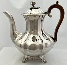 William IV Silver Coffee Pot. London 1835 Charles Fox II. 28.5 troy ounces.