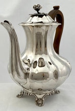 William IV Silver Coffee Pot. London 1835 Charles Fox II. 28.5 troy ounces.