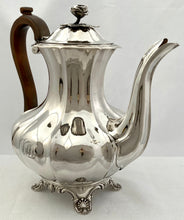 William IV Silver Coffee Pot. London 1835 Charles Fox II. 28.5 troy ounces.