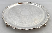 Early 20th Century Silver Plated Salver. Manoah Rhodes & Sons Ltd, Bradford