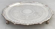 Early 20th Century Silver Plated Salver. Manoah Rhodes & Sons Ltd, Bradford