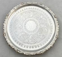 Early 20th Century Silver Plated Salver. Manoah Rhodes & Sons Ltd, Bradford
