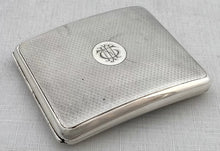 George V Silver Cigarette Case. London 1926 Sampson Mordan & Co. 4.1 troy ounces.